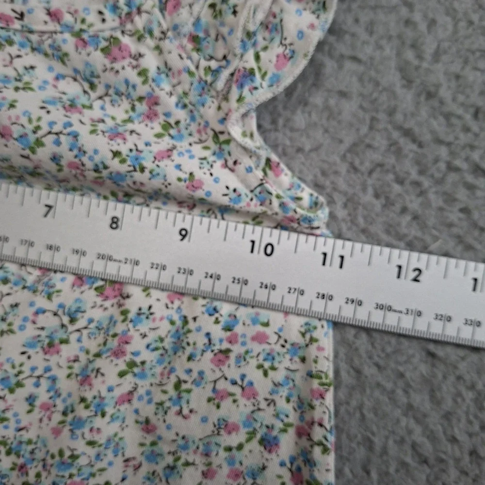 Petite Plume Girl's Size 2  Twill Amelie Nightgown OR dress‎ ~ in Ditzy Floral